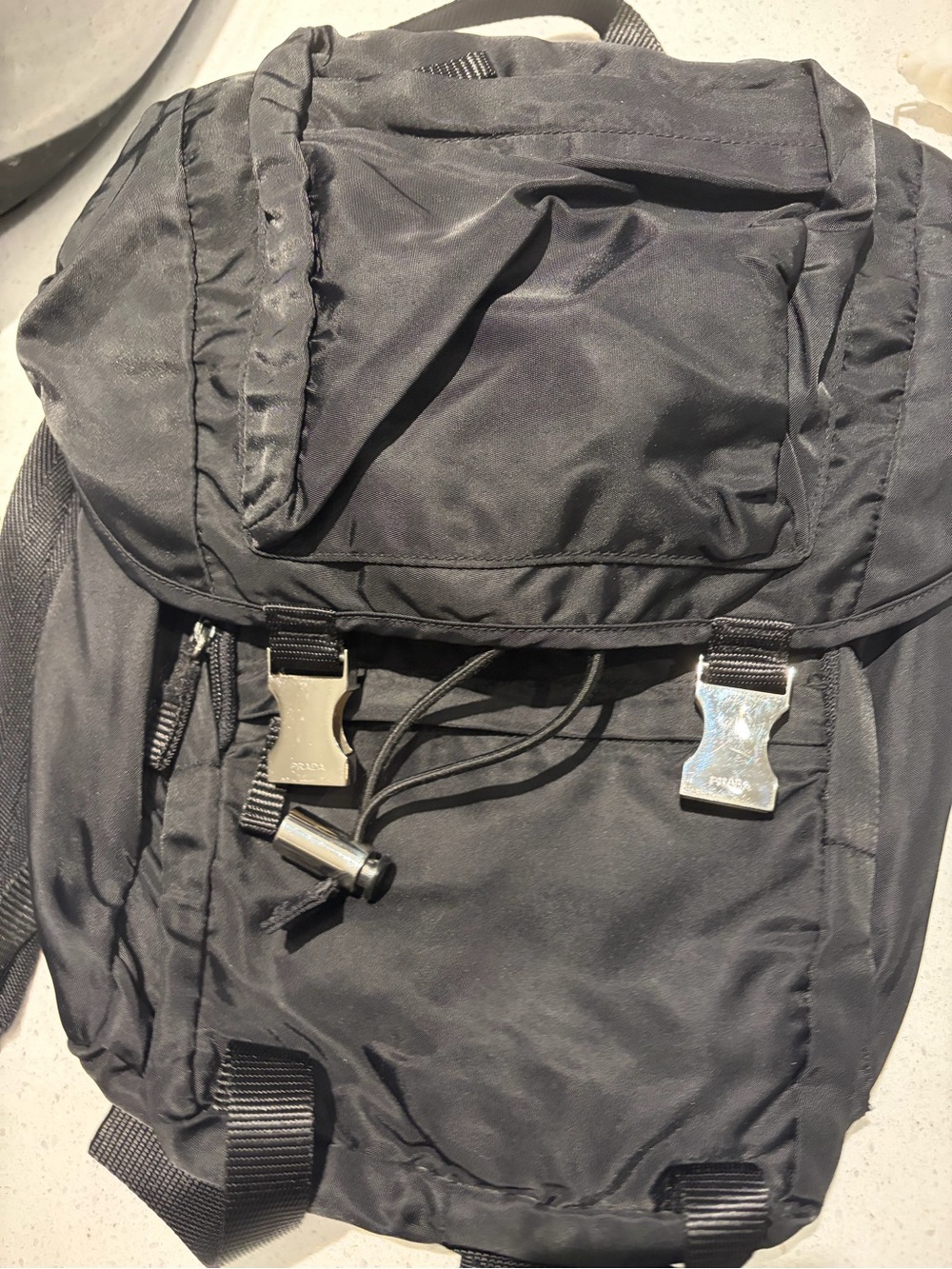 Small Authentic Prada Backpack